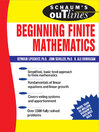 Beginning Finite Mathematics
